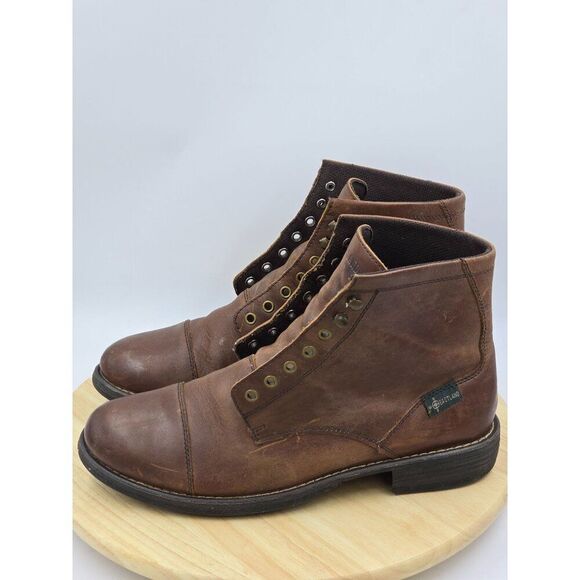 Eastland Porter 1955 Tan Brown Leather Casual Comfort Boots Mens Size 12D main image 4